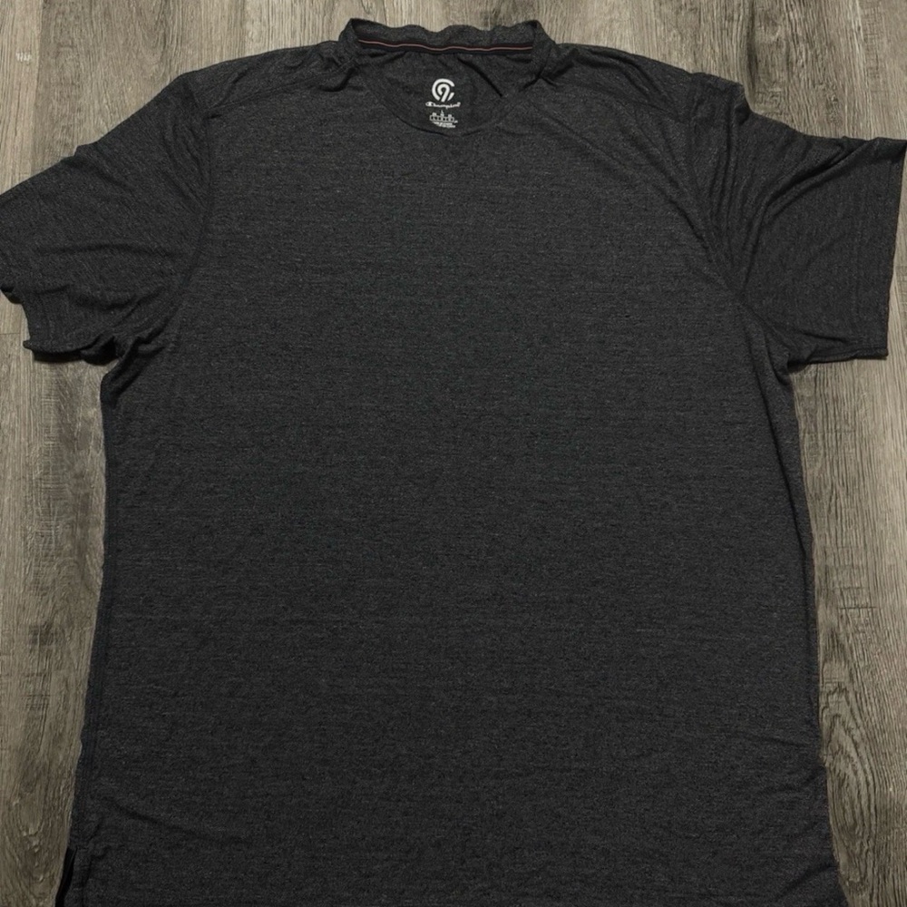 Champion Men’s T Shirt Tee Soft Athletic Fit Size Large GREY